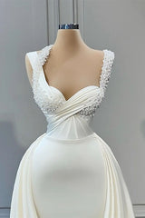 Glorious A-line Sleeveless Sweetheart Beading Bridal Dress