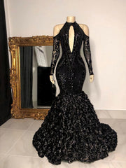 Black Long Prom Dresses, Formal Evening Dresses